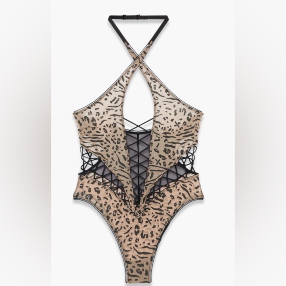 Savage X Fenty Vigilante Vamp Mesh Teddy